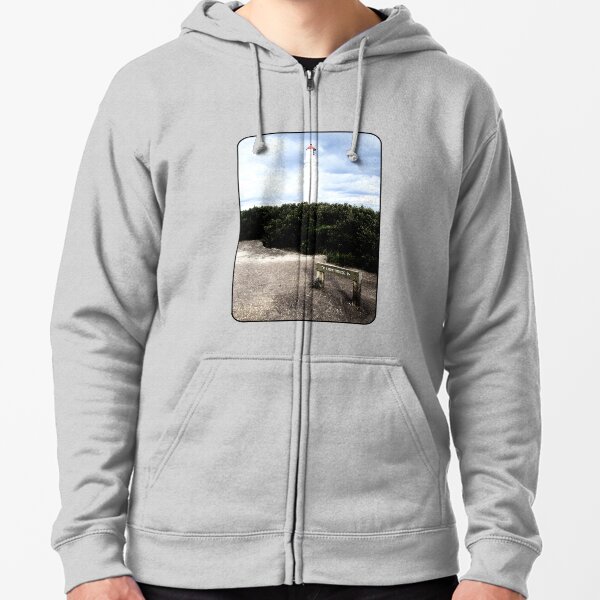 Split Point Zipped Hoodie