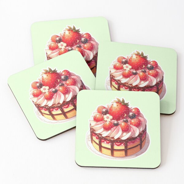 Item preview, Anime Cake – Colorful Kawaii Dessert | Cute Manga Style Food designed and sold by Sugar Wisdom .