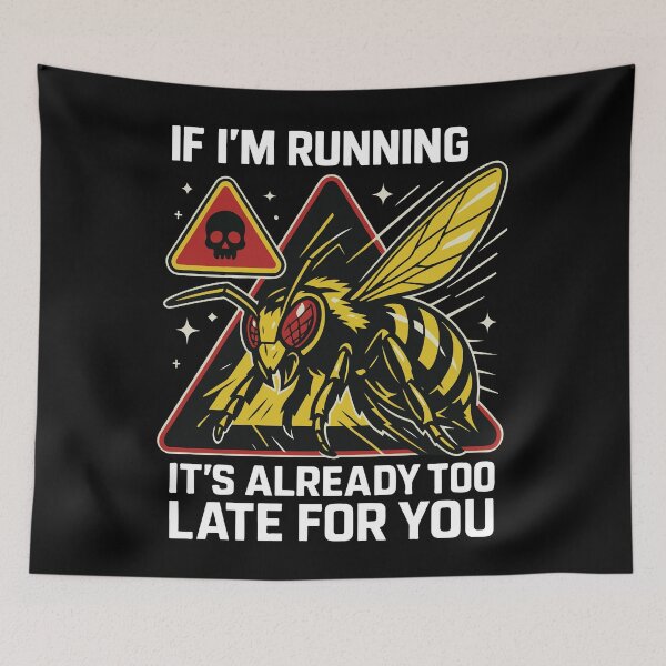 Item preview, Bienen Imker If I'm Running It's Already To Late designed and sold by LuminOrb.