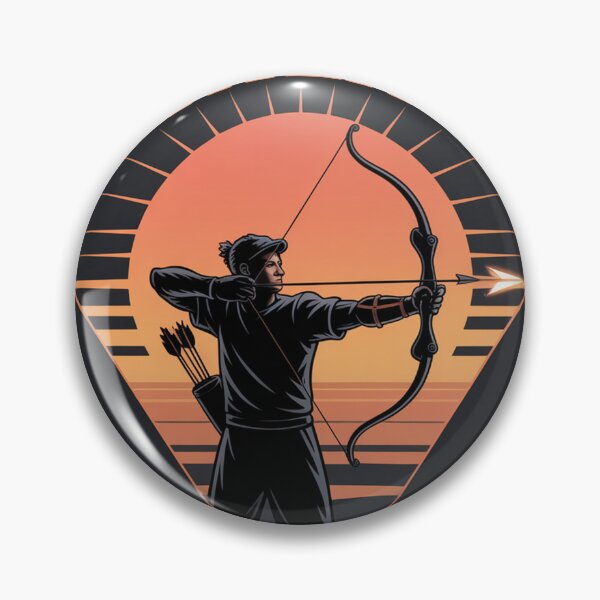 Item preview, Intent Focused Archer Sunset designed and sold by ShadowAndSlate.