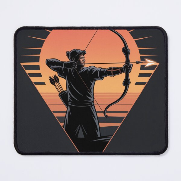 Item preview, Intent Focused Archer Sunset designed and sold by ShadowAndSlate.