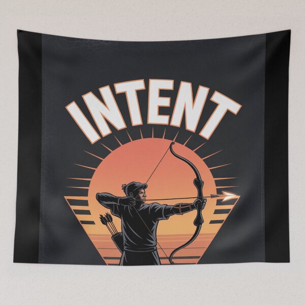 Item preview, Intent Focused Archer Sunset designed and sold by ShadowAndSlate.