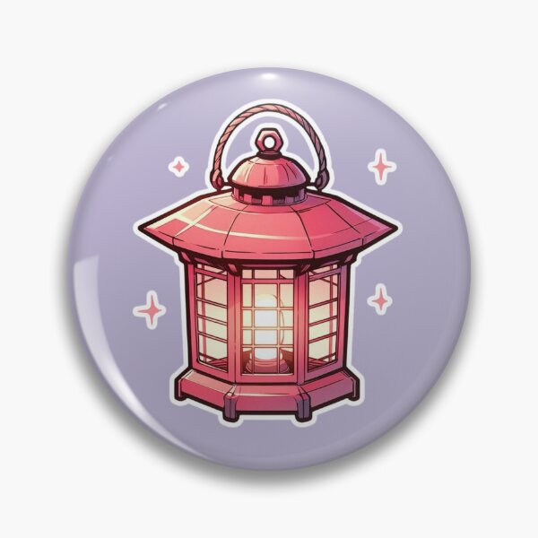Item preview, Pink Anime Lantern – Kawaii Manga Style | Japanese Festival Light designed and sold by Sugar Wisdom .