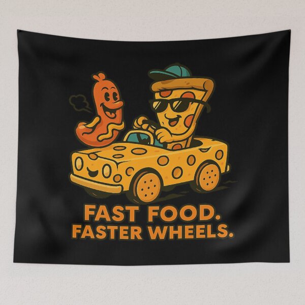 Item preview, Fast Food, Faster Wheels designed and sold by M-ormin.