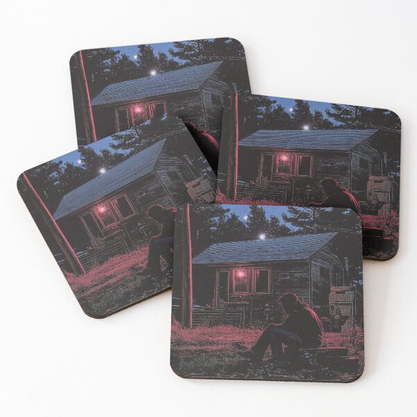 Item preview, Sad Lofi Anime Boy Cabin in the Woods designed and sold by V-Fantasy.