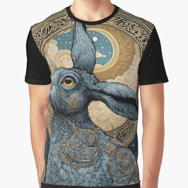Item preview, Celtic Hare Pagan Wiccan designed and sold by thewandswant.