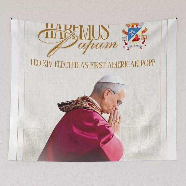 Item preview, HABEMUS PAPAM LEO XIV designed and sold by UbeeStore.