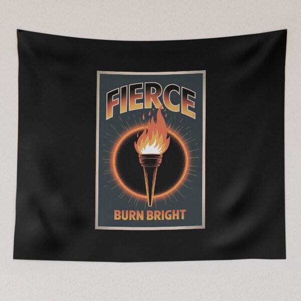 Item preview, Fierce Burn Bright Torch designed and sold by ShadowAndSlate.
