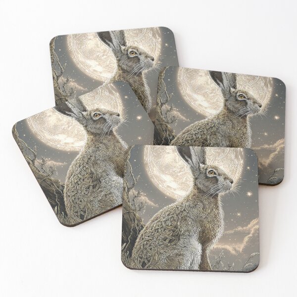 Item preview, Celtic Hare Celtic Moon designed and sold by thewandswant.