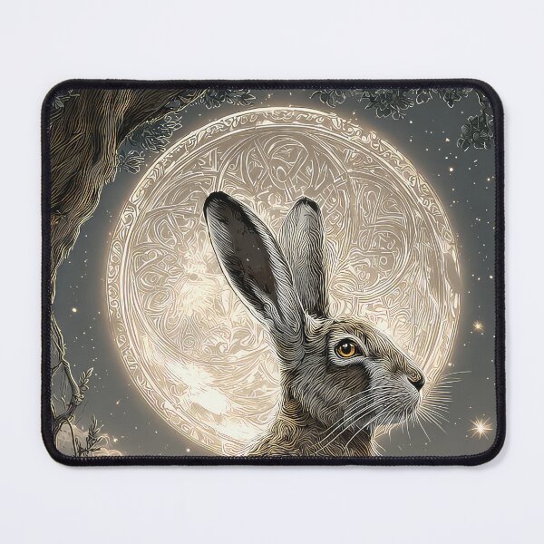 Item preview, Celtic Hare Celtic Moon designed and sold by thewandswant.