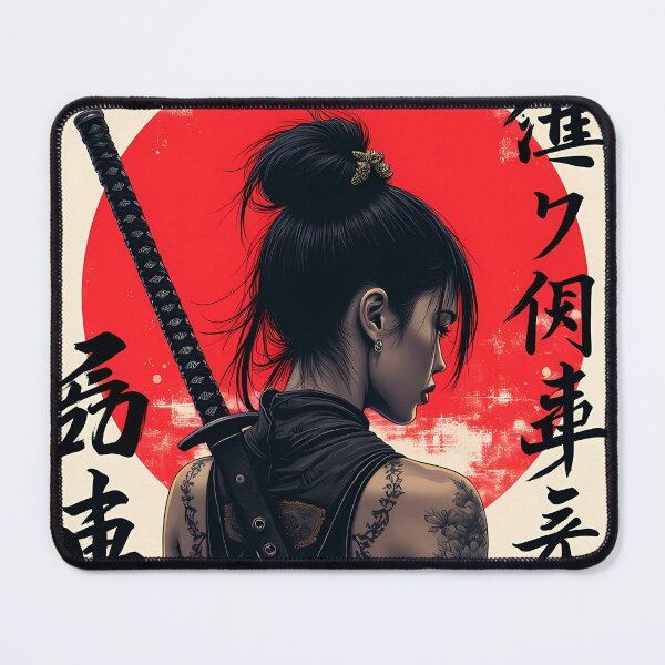 Item preview, Warrior woman - Modern samurai - Ronin designed and sold by Danh Style.