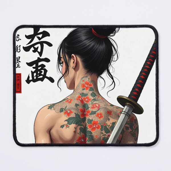 Item preview, Warrior woman - Modern samurai - Ronin designed and sold by Danh Style.