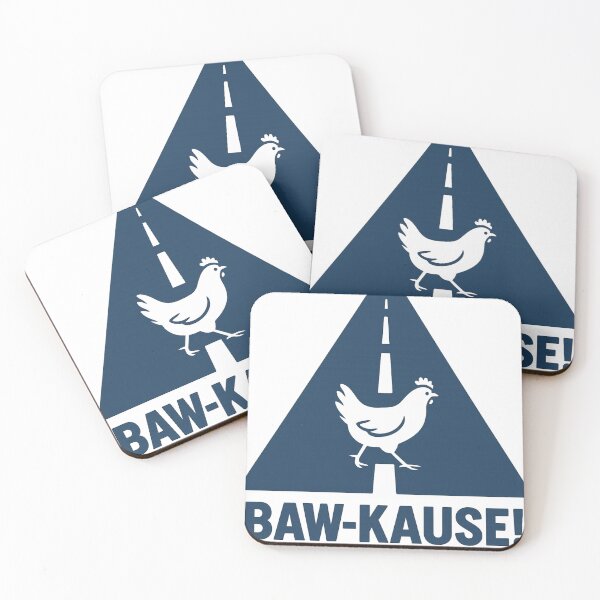 Item preview, Baw-Kause! (Why Did the Chicken… Edition) designed and sold by Mildly Unemployed.