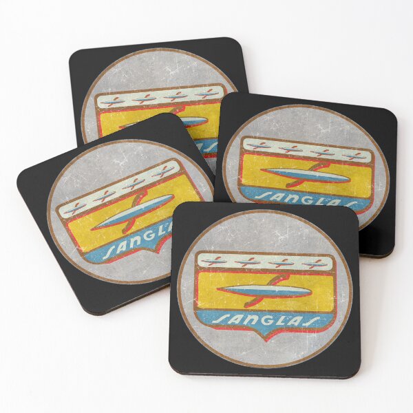 Item preview, Sanglas  (Circular Version). Retro Badge designed and sold by Rapaz Designs.