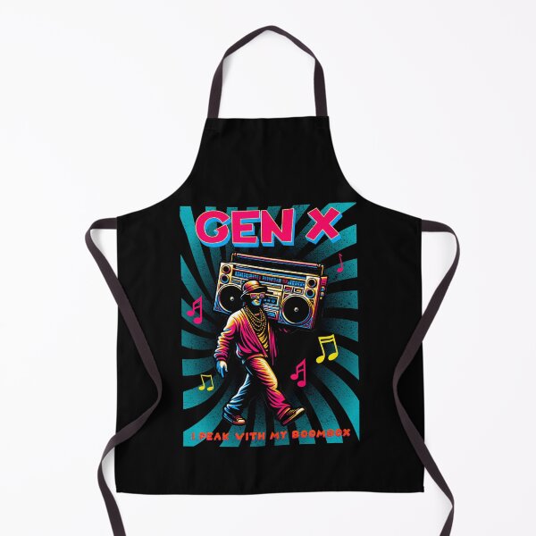 Item preview, Gen X Hip Hop Boombox Retro Spiral Design designed and sold by ojdart.