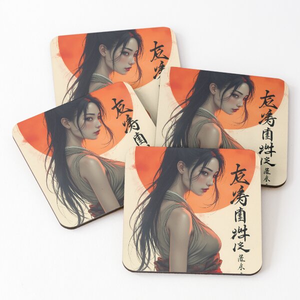 Item preview, Warrior woman - Ronin samurai designed and sold by Danh Style.