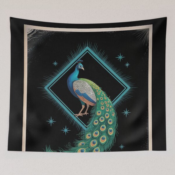Item preview, Audacious Flaunt Your Fire Peacock designed and sold by ShadowAndSlate.
