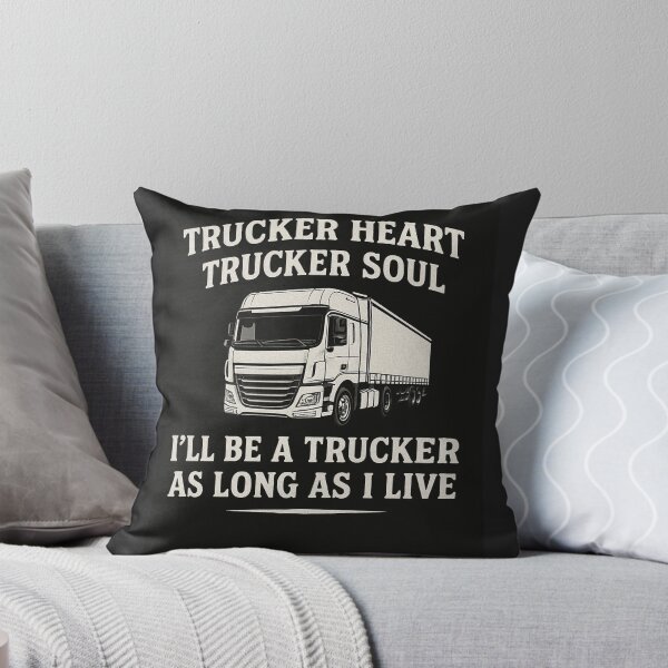Item preview, Trucker Heart Trucker Soul designed and sold by Becooldesing.