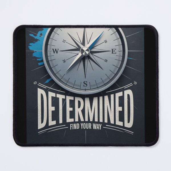 Item preview, Determined Find Your Way Compass designed and sold by ShadowAndSlate.