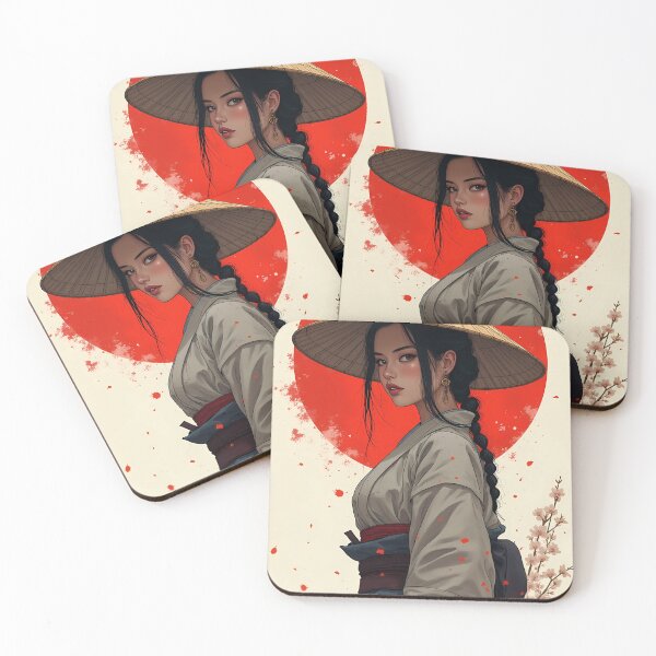 Item preview, Warrior woman - Ronin samurai designed and sold by Danh Style.