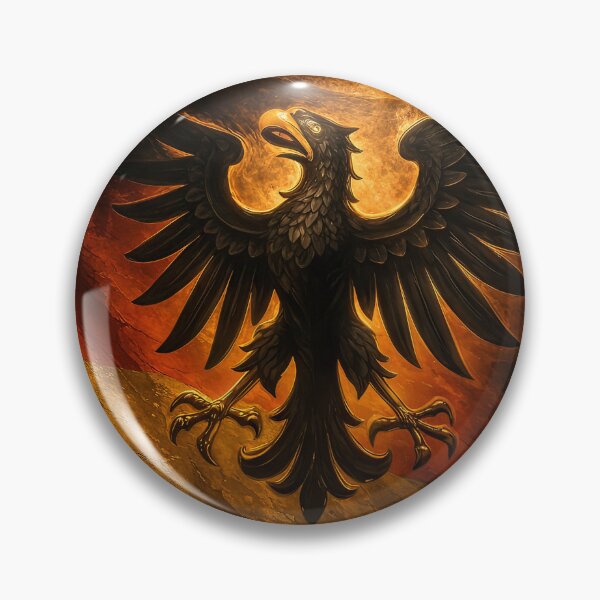 Item preview, Federal eagle above the German flag – epic symbol of national strength designed and sold by Sascha-Heiko.