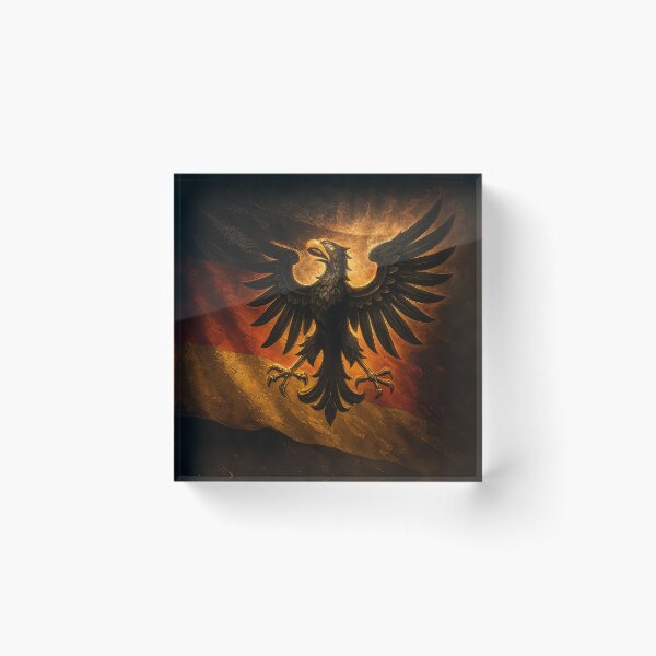 Item preview, Federal eagle above the German flag – epic symbol of national strength designed and sold by Sascha-Heiko.