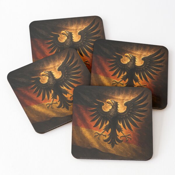 Item preview, Federal eagle above the German flag – epic symbol of national strength designed and sold by Sascha-Heiko.