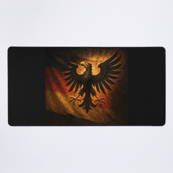 Item preview, Federal eagle above the German flag – epic symbol of national strength designed and sold by Sascha-Heiko.