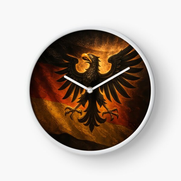 Item preview, Federal eagle above the German flag – epic symbol of national strength designed and sold by Sascha-Heiko.