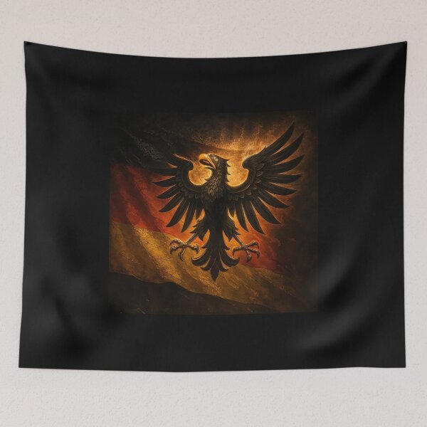 Item preview, Federal eagle above the German flag – epic symbol of national strength designed and sold by Sascha-Heiko.