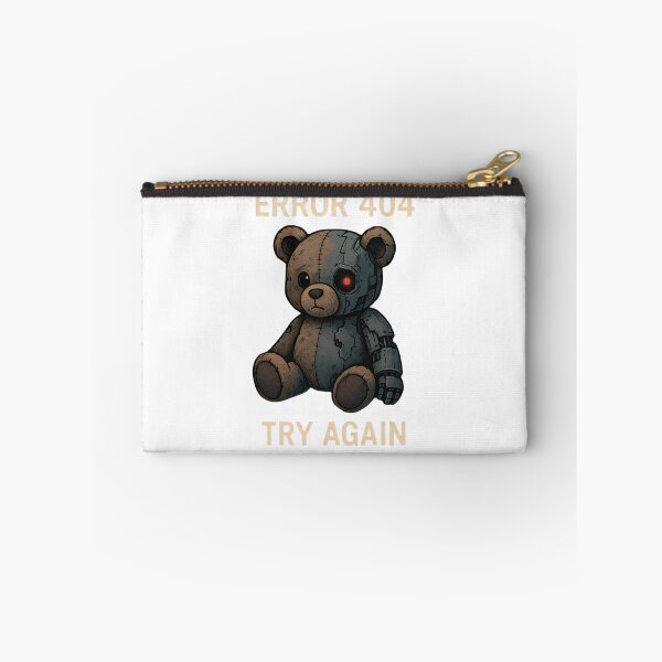 Item preview, Error 404: Try Again – Robot Teddy Glitch Art designed and sold by CrisAidream.