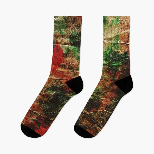 Item preview, Abstract splashes of red and green designed and sold by NickDedidis.