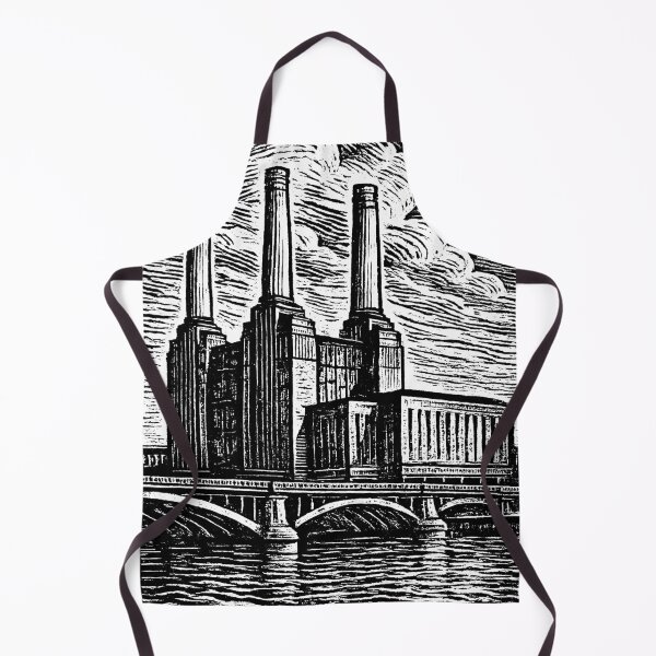 Item preview, Battersea Power Station in white designed and sold by Wanderdreaming.