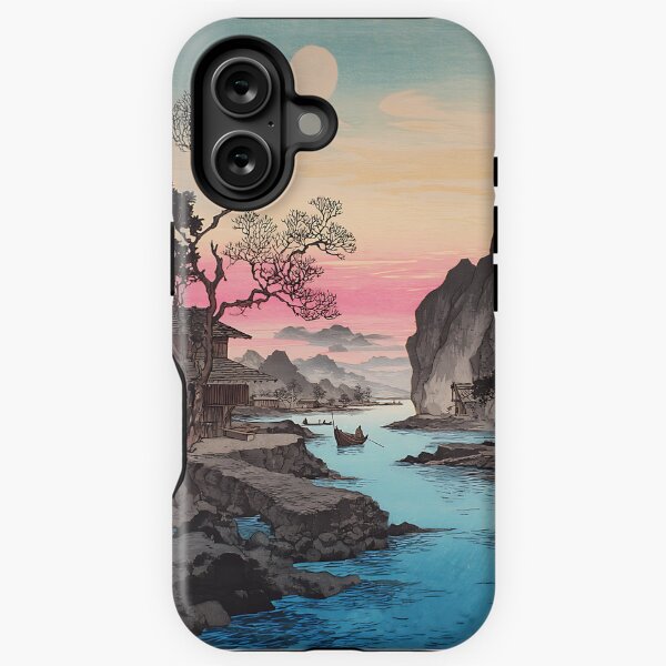 Vista previa del artículo con la obra «Naturaleza serena Ukiyo-e», diseñado y vendido por bapupa.