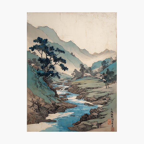 Item preview, Classic Nature Ukiyo-e designed and sold by bapupa.