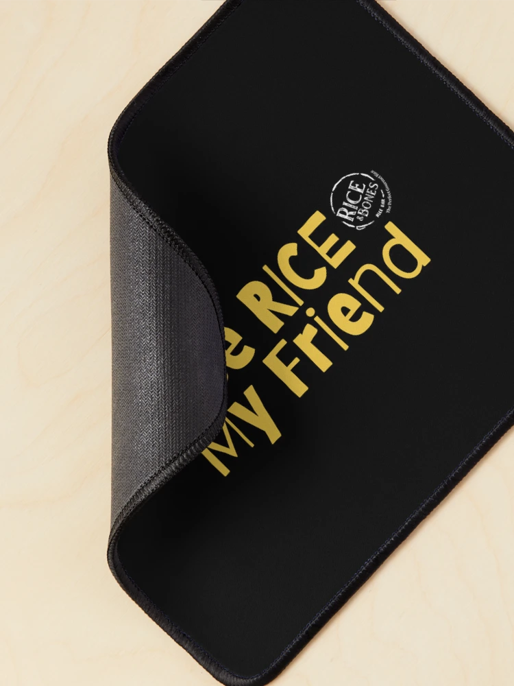 Thumbnail 2 of 5, Mouse Pad, Be Rice My Friend designed and sold by RICE & BONES.