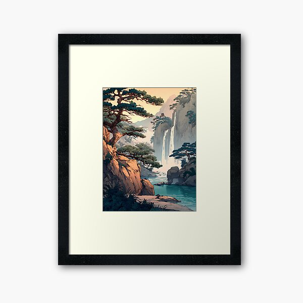 Aperçu de l'œuvre Art Ukiyo-e de la nature créée et vendue par bapupa.