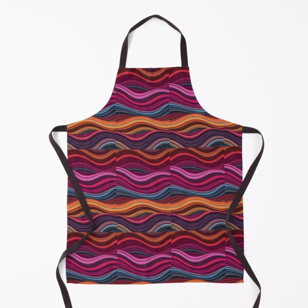 Item preview, Elegant Warm Abstract Wave Background – Red, Orange, Purple & Teal Gradient Flow designed and sold by Unlimited-Style.