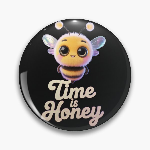 Artikelvorschau, Time is honey - Zeit ist Honig - lustiges Bienendesign für alle Bienenfans entworfen und verkauft von YHCreatives.