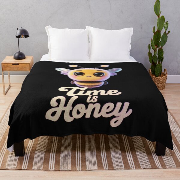 Artikelvorschau, Time is honey - Zeit ist Honig - lustiges Bienendesign für alle Bienenfans entworfen und verkauft von YHCreatives.