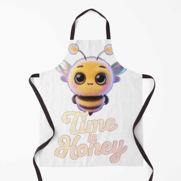 Artikelvorschau, Time is honey - Zeit ist Honig - lustiges Bienendesign für alle Bienenfans entworfen und verkauft von YHCreatives.