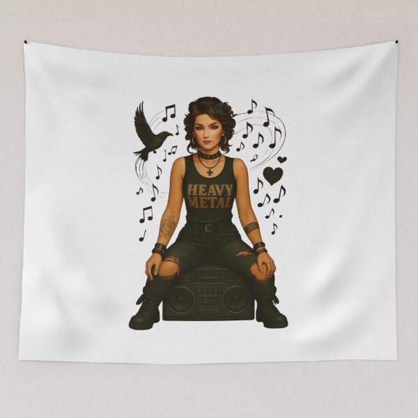 Item preview, "Queen of Metal" designed and sold by CHRIST5000.