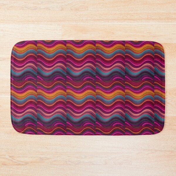 Item preview, Elegant Warm Abstract Wave Background – Red, Orange, Purple & Teal Gradient Flow designed and sold by Unlimited-Style.