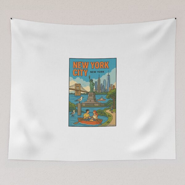 Item preview, New York City – Retro Travel Design designed and sold by Explore That City.