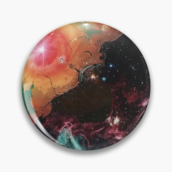 Item preview, Abstract Cosmic Planet Design with Vibrant Celestial Colours designed and sold by ArtComixHaven.
