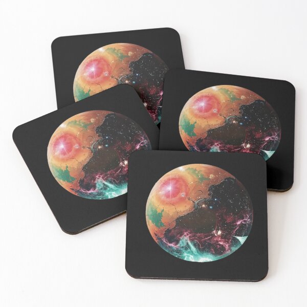 Item preview, Abstract Cosmic Planet Design with Vibrant Celestial Colours designed and sold by ArtComixHaven.