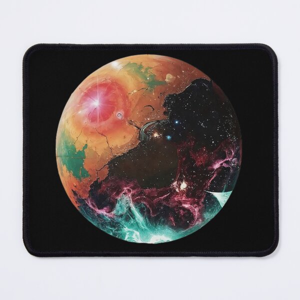 Item preview, Abstract Cosmic Planet Design with Vibrant Celestial Colours designed and sold by ArtComixHaven.