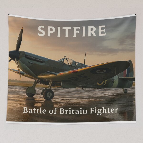 Item preview, Spitfire Postcard No. 3 designed and sold by Skyframe Aviation.