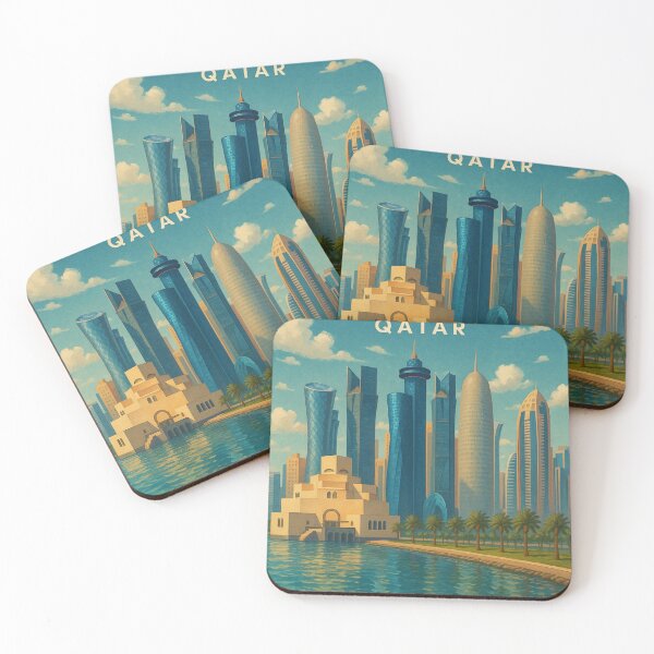 Item preview, West Bay Skyline, Doha, Qatar designed and sold by Aryabek.