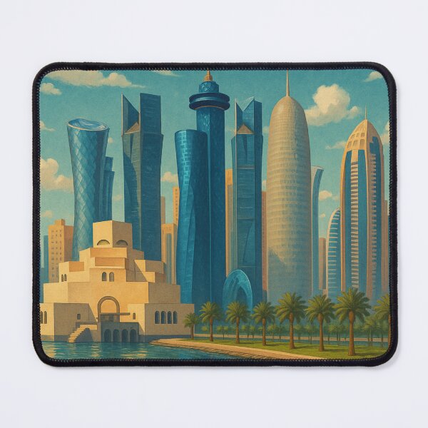 Item preview, West Bay Skyline, Doha, Qatar designed and sold by Aryabek.